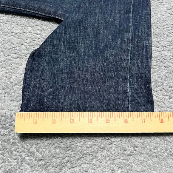 Lucky Jeans Mens 34 x30 Straight 221 Dark Wash Stretch Blue Denim Pants - Picture 11 of 12